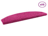 Self-adhesive Stair Mats 15 pcs Pink 80 x 24.5 x 3.5 cm 42038661