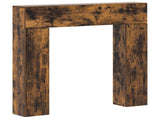 Fireplace Surround Smoked Oak 102 x 18 x 100.5 cm 8006602
