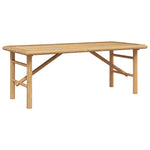 Coffee Table Brown 110 x 50 x 43 cm Bamboo 4106594