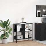 Bookshelf Black Oak 82 x 32 x 79 cm Engineered Wood 883994