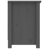 TV Cabinet Grey 103x36,5x52 cm Solid Wood Pine 814576