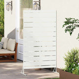 Privacy Screen White 100 x 50 x 180 cm Steel 868564