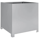 Garden Planter 50x50x50 cm Galvanised Steel 851218
