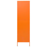 Wardrobe Orange 90x50x180 cm Steel 336246