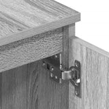 TV Cabinet Grey Sonoma 140x40x35.5 cm Engineered Wood 815358