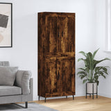 Highboard Smoked Oak 69.5x34x180 cm Engineered Wood 3199702