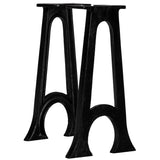 Bench Legs 2 pcs with Arched Base A-Frame Cast Iron 245431