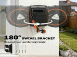232m Retractable Hose Reel Wall Mounted with Auto Retraction, Self-Locking, Slow Return System, T3398P551607