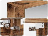 Bathroom Mirror Cabinet Old Wood 30 x 10.5 x 50 cm 889021