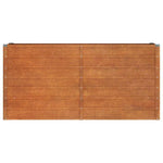 Garden Raised Bed Rusty 160x40x77 cm Corten Steel 151953