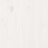 Bed Frame without Mattress White 75x190 cm Solid Wood Pine 3301647