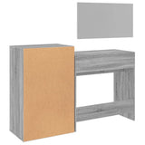 3 Piece Dressing Table Set Grey Sonoma Engineered Wood 3276523