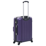 Hardcase Trolley Set 3 pcs Purple ABS 91877