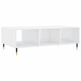 Coffee Table High Gloss White 104x60x35 cm Engineered Wood 827078