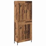Highboard 2 pcs Old Wood Engineered Wood 3415606