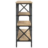 Console Table Sonoma Oak 180x29x76.5 cm Engineered Wood 835475