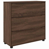 Storage Cabinet Brown Oak 80 x 31 x 81 cm Engineered Wood 888854