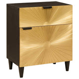 Bedside Table with Drawer 50 x 33 x 60 cm Solid Mango Wood 4017836