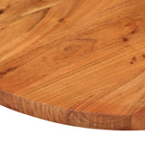 Table Top 110x50x2.5 cm Oval Solid Wood Acacia 370087