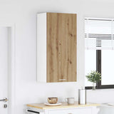 Hanging Cabinet Artisan Oak and White 50 x 31 x 100 cm 884353