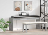 Keyboard Stand Concrete Grey 120 x 32 x 64 cm Engineered Wood 899490