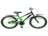 Kids Bike 18 Inches for 5-7 Years Old Green Black 42009334