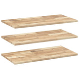 Floating Shelves 3 pcs 60x40x2 cm Untreated Solid Wood Acacia 3279393