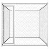 Outdoor Dog Kennel 193x193x185 cm 145027