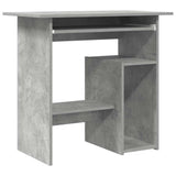 Desk Concrete Grey 80x45x74 cm Engineered Wood 801368