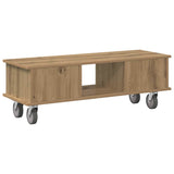 TV Stand Artisan Oak 100 x 35 x 35 cm Engineered Wood 891039