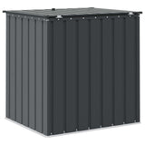 Garden Storage Box Black 101.5 x 82 x 100 cm Steel 42011280