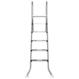 Partially in-Ground Pool Ladder 222 x 128 cm 5-Step 42032427