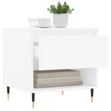 Coffee Tables 2 pcs White 50x46x50 cm Engineered Wood 830893
