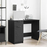 Desk with Drawer Black Oak 100 x 50 x 75 cm Engineered Wood 862779
