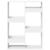Bookcase White 100x33x135 cm Engineered Wood 3309384