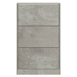 Shoe Cabinet Concrete Grey 63x24x103 cm Engineered Wood 342553