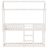 Bunk Bed without Mattress White 90x190 cm Single Solid Wood Pine 3282125