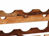 Wine Rack Brown 80 x 45 x 33 cm Solid Acacia Wood 4104758