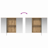 Bathroom Mirror Cabinet Artisian Oak 100 x 14.5 x 70 cm 889126