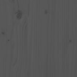 Garden Footstool Grey 120x80 cm Solid Wood Pine 825711