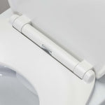 ZNTS Tiger Toilet Seat "Blade" White 426433