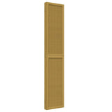 Room Divider 5 Panels Brown Solid Wood Paulownia 358823