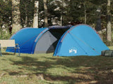 Camping Tent Tunnel 4-Person Blue Waterproof 94395