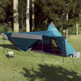 Family Tent Tipi 8-Person Blue Waterproof 4009446