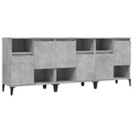 Sideboards 3 pcs Concrete Grey 60x35x70 cm Engineered Wood 3185747