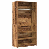 Wardrobe Old Wood 100x50x200 cm Engineered Wood 3318624