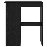 Bar Table Black Oak 90 x 47.5 x 103.5 cm Engineered Wood 8003917