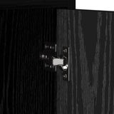 TV Cabinet 168 x 33 x 47 cm Black Oak Engineered Wood 8011180