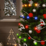 Solar Fairy Lights 5 pcs 5x200 LED Colourful Indoor Outdoor 328954