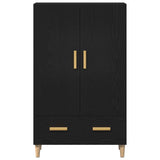 Highboard Black Oak 70 x 31 x 115 cm Engineered Wood 862763